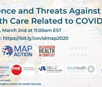 Webinar: Violence and Threats Against Health Care Related to COVID-19
