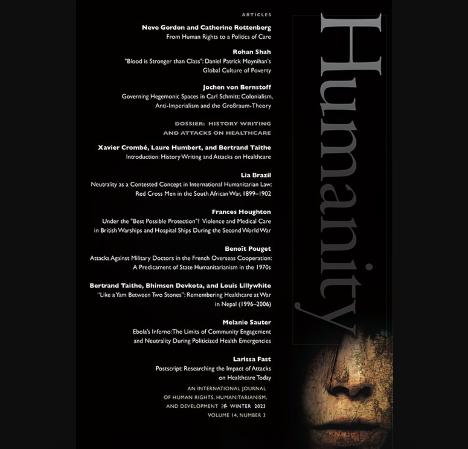 Humanity Special Issue Out