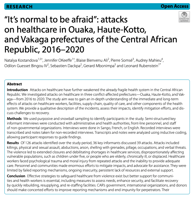 Publication: “It’s normal to be afraid”