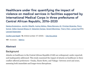 Publication on CAR case study