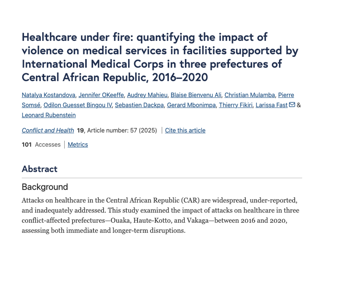 Publication on CAR case study